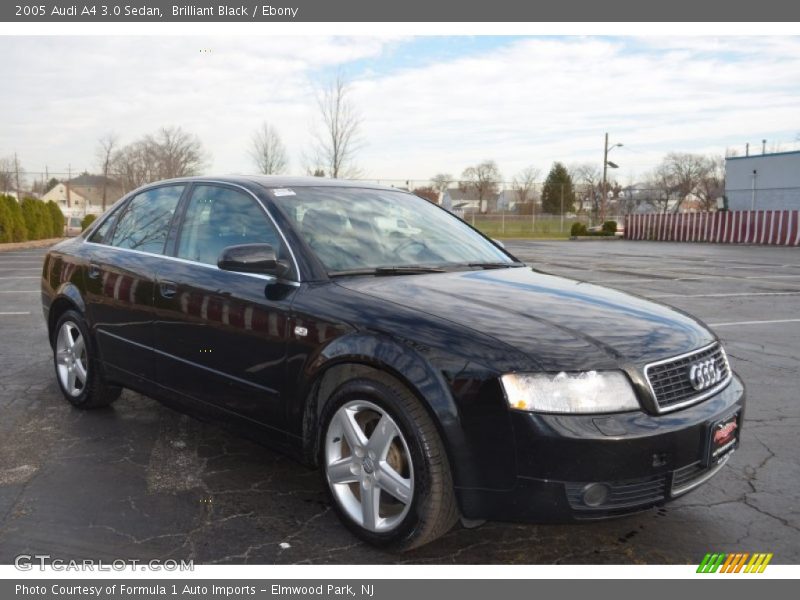 Brilliant Black / Ebony 2005 Audi A4 3.0 Sedan