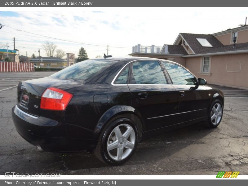 Brilliant Black / Ebony 2005 Audi A4 3.0 Sedan