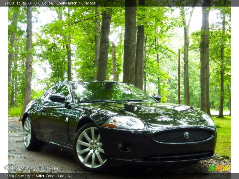 Ebony Black / Charcoal 2008 Jaguar XK XK8 Coupe