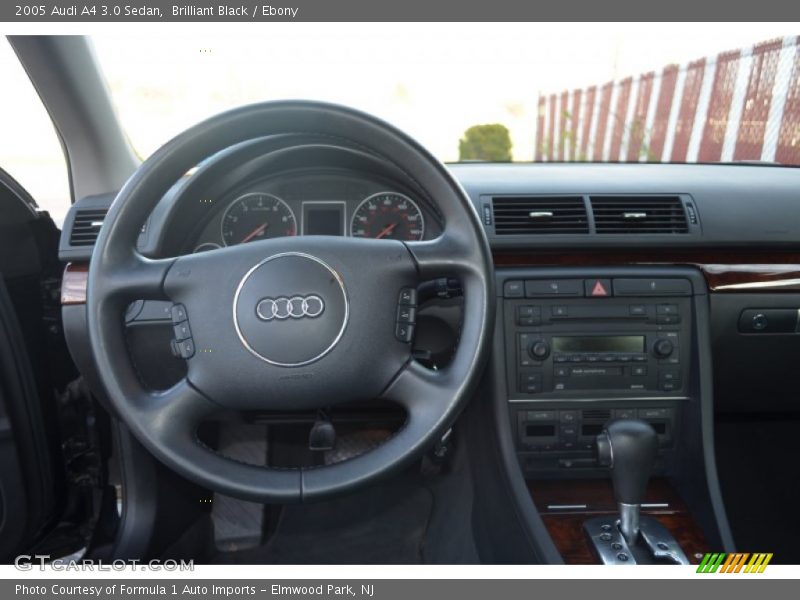 Brilliant Black / Ebony 2005 Audi A4 3.0 Sedan