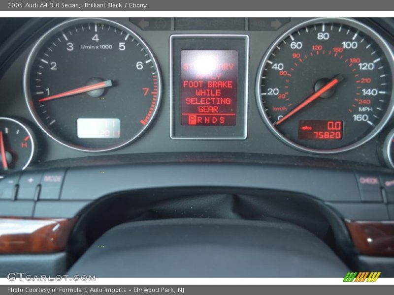  2005 A4 3.0 Sedan 3.0 Sedan Gauges