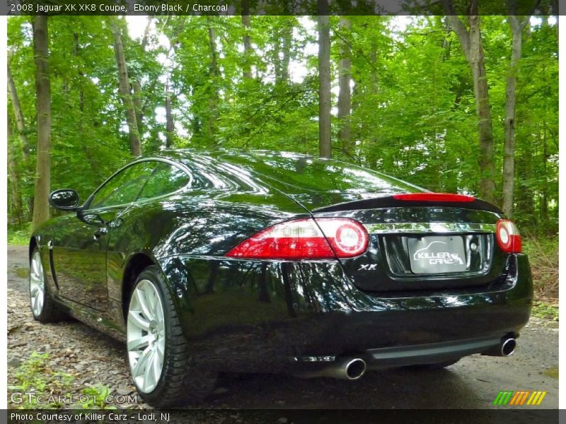 Ebony Black / Charcoal 2008 Jaguar XK XK8 Coupe