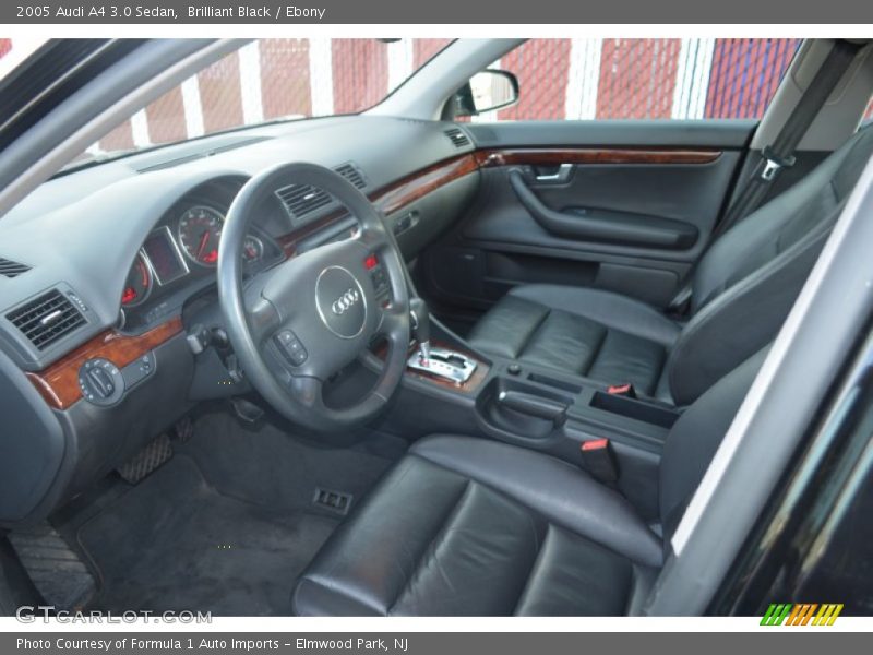  2005 A4 3.0 Sedan Ebony Interior