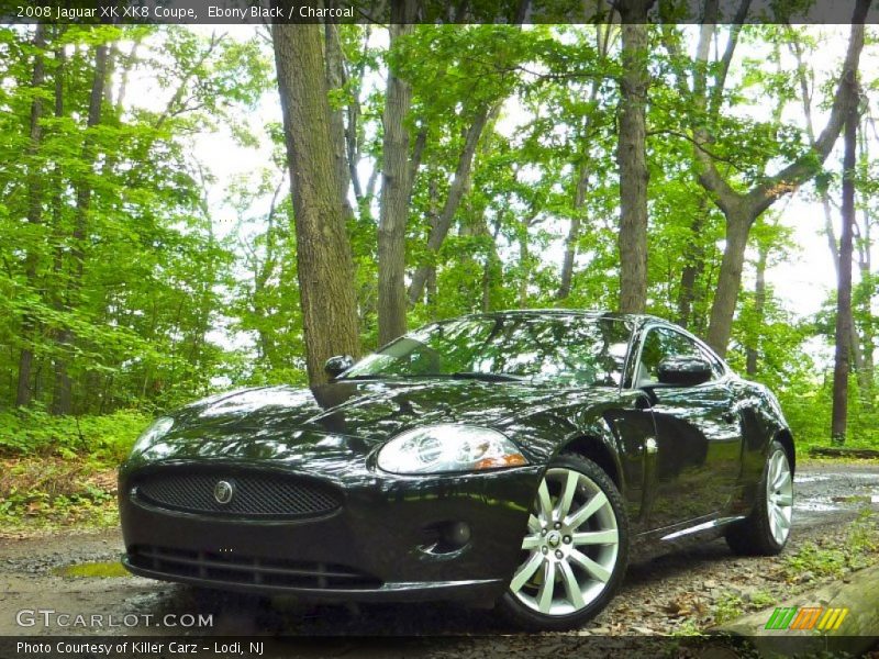 Ebony Black / Charcoal 2008 Jaguar XK XK8 Coupe