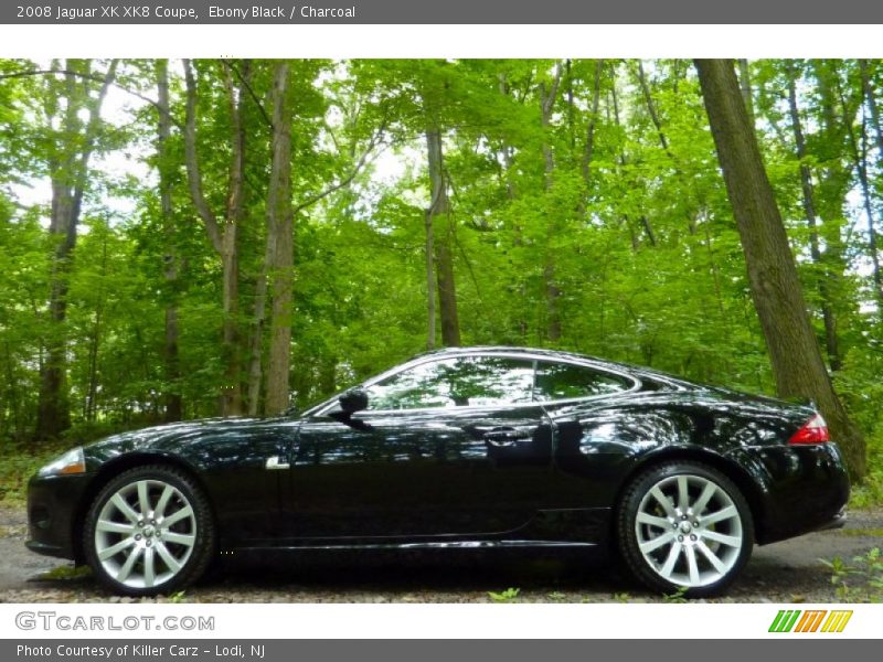 Ebony Black / Charcoal 2008 Jaguar XK XK8 Coupe