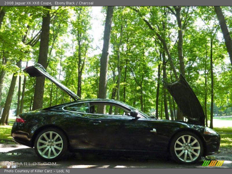 Ebony Black / Charcoal 2008 Jaguar XK XK8 Coupe