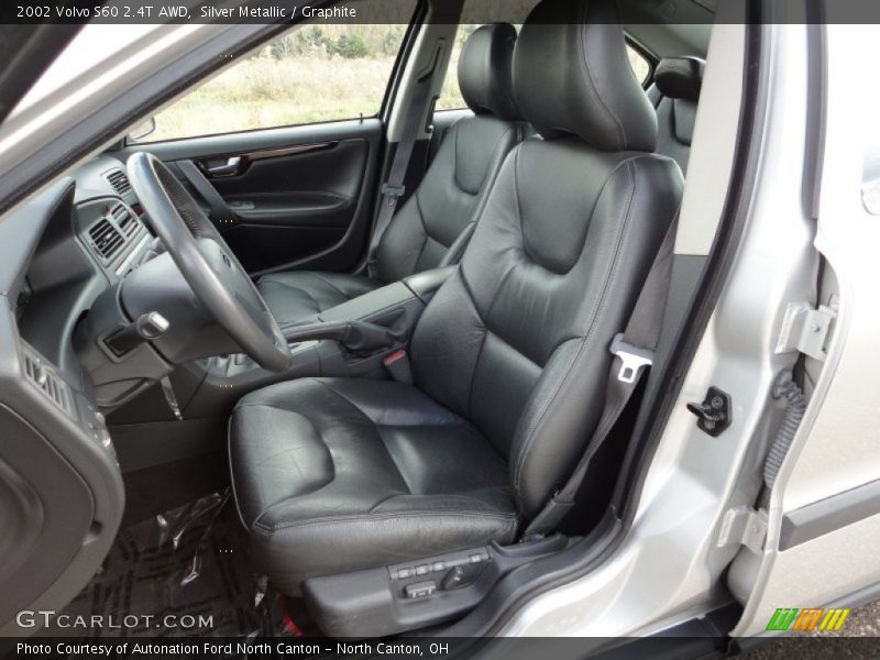 Drivers Seat in Black Leather - 2002 Volvo S60 2.4T AWD