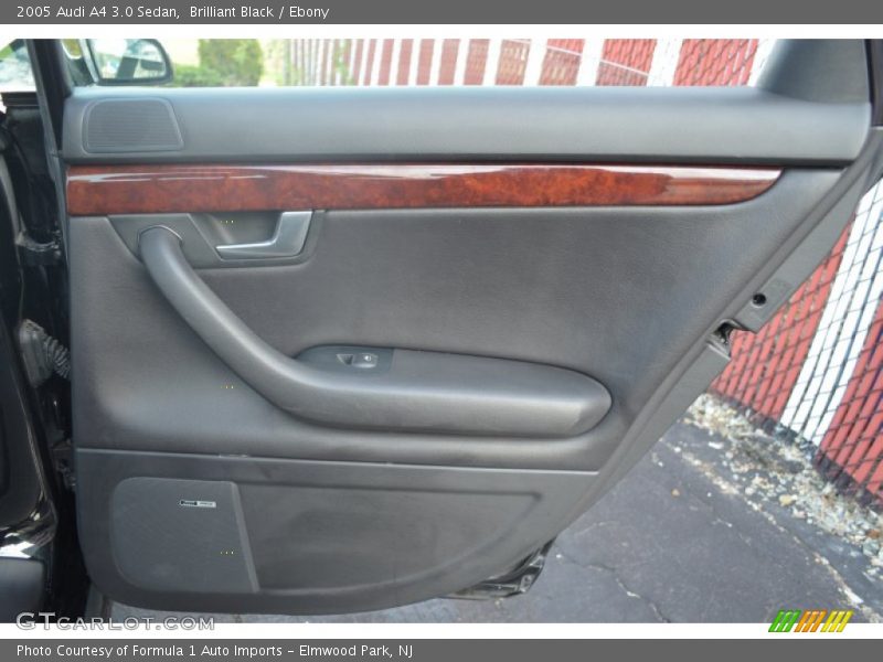 Brilliant Black / Ebony 2005 Audi A4 3.0 Sedan
