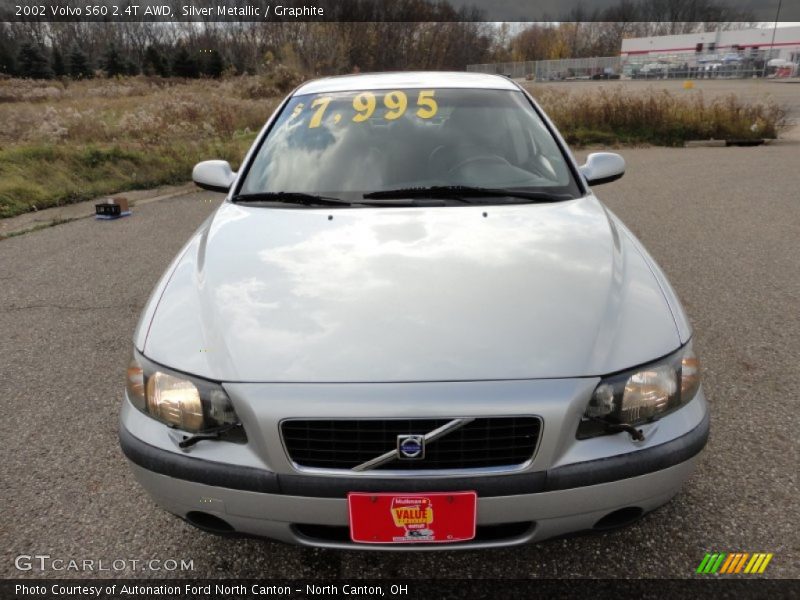 Silver Metallic / Graphite 2002 Volvo S60 2.4T AWD