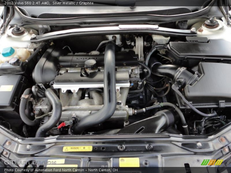  2002 S60 2.4T AWD Engine - 2.4 Liter Turbocharged DOHC 20-Valve Inline 5 Cylinder