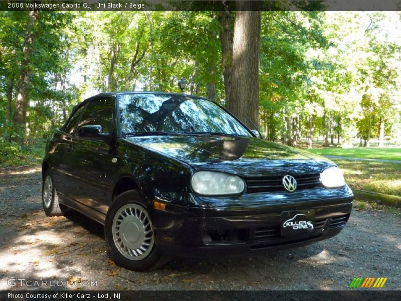 Uni Black / Beige 2000 Volkswagen Cabrio GL