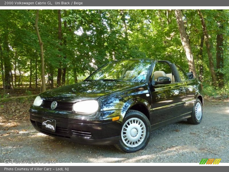 Uni Black / Beige 2000 Volkswagen Cabrio GL