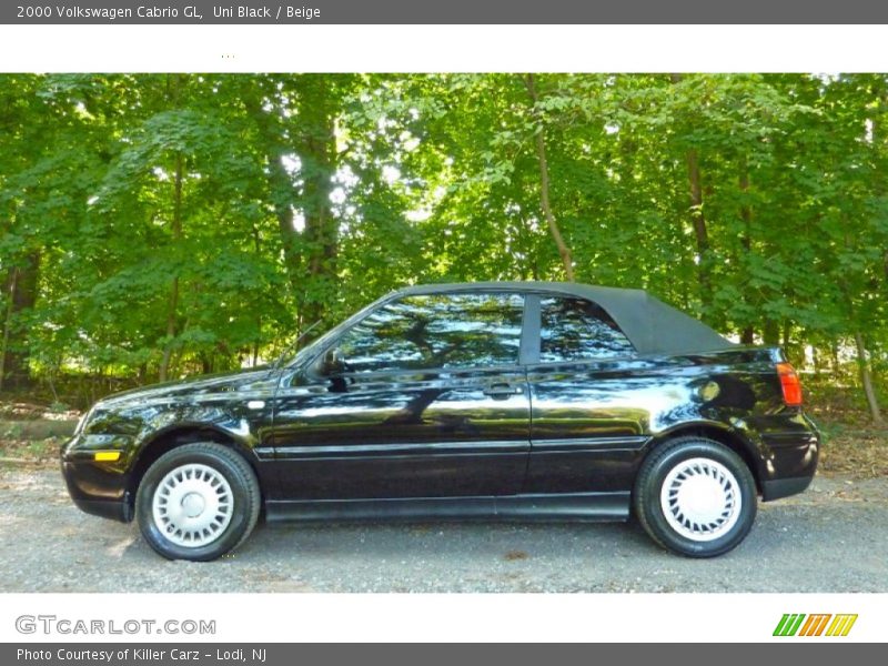Uni Black / Beige 2000 Volkswagen Cabrio GL