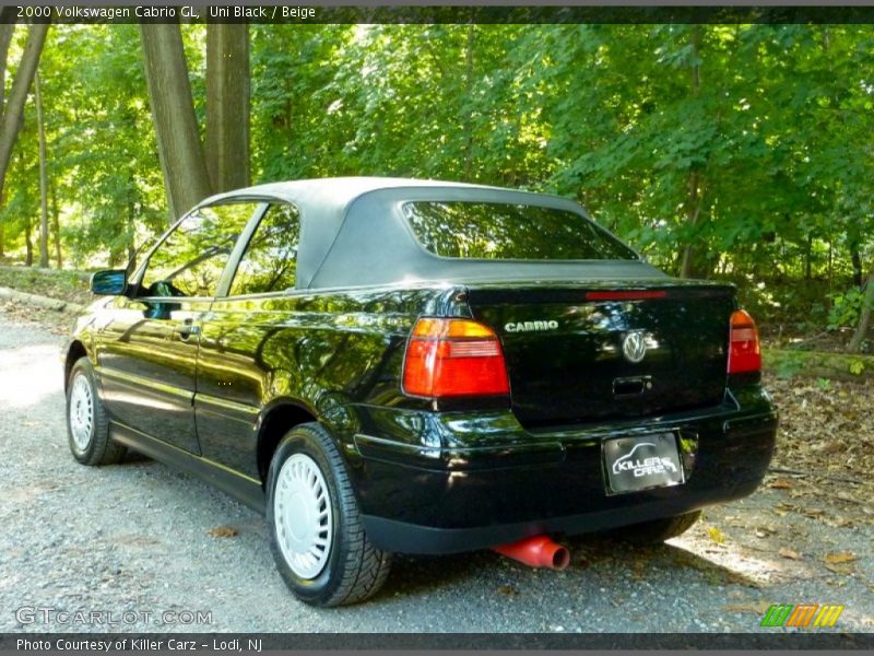 Uni Black / Beige 2000 Volkswagen Cabrio GL