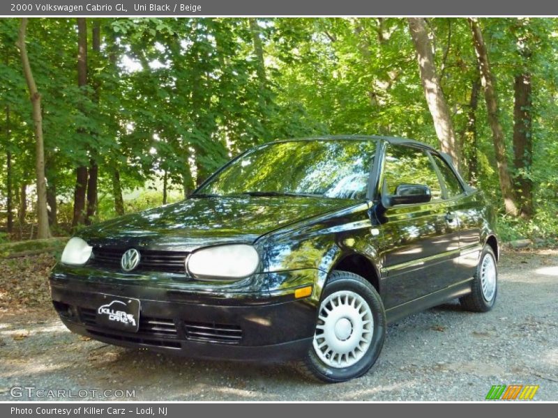 Uni Black / Beige 2000 Volkswagen Cabrio GL