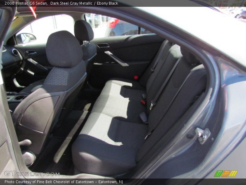 Dark Steel Gray Metallic / Ebony Black 2008 Pontiac G6 Sedan