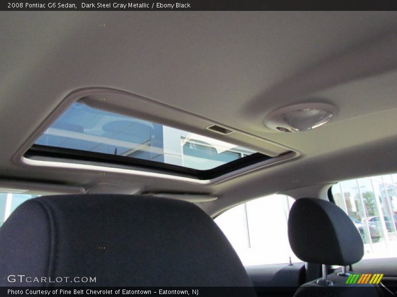 Dark Steel Gray Metallic / Ebony Black 2008 Pontiac G6 Sedan