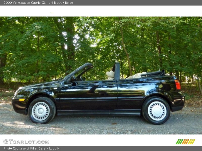 Uni Black / Beige 2000 Volkswagen Cabrio GL