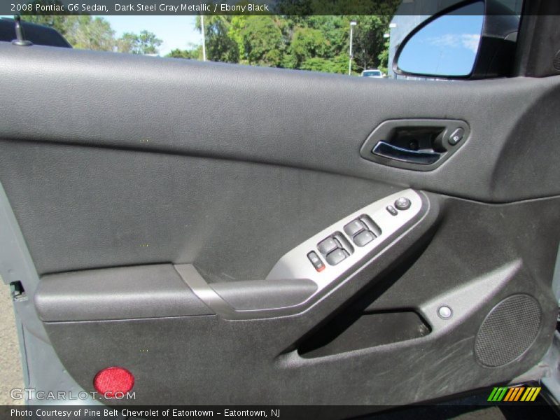 Dark Steel Gray Metallic / Ebony Black 2008 Pontiac G6 Sedan