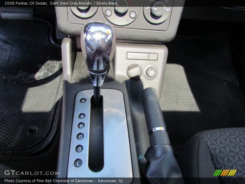 Dark Steel Gray Metallic / Ebony Black 2008 Pontiac G6 Sedan