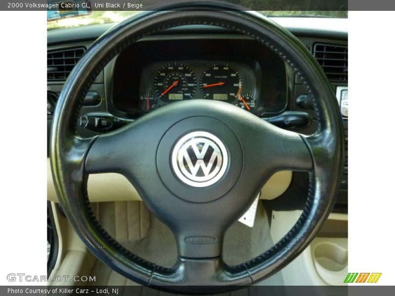 Uni Black / Beige 2000 Volkswagen Cabrio GL