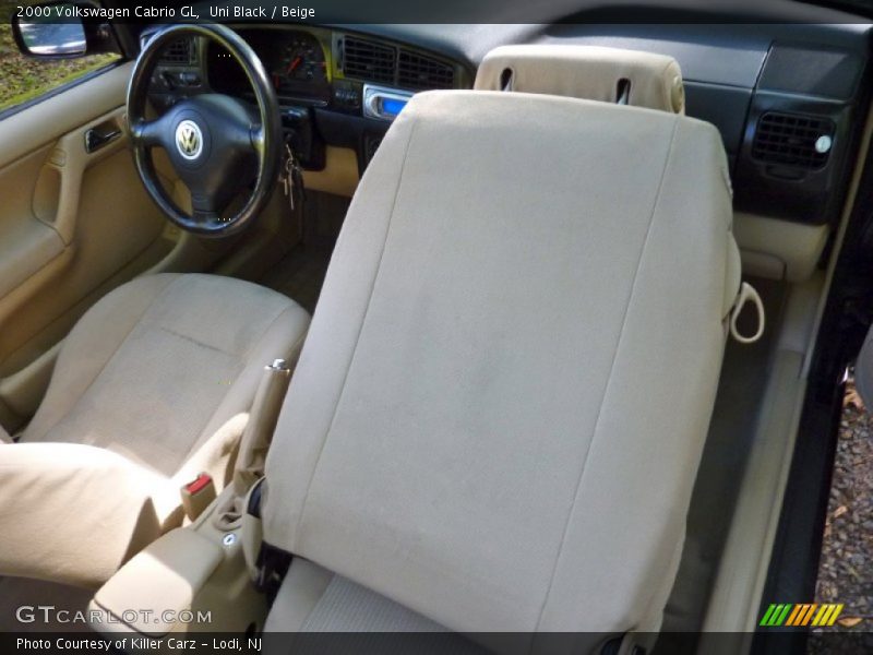 Uni Black / Beige 2000 Volkswagen Cabrio GL