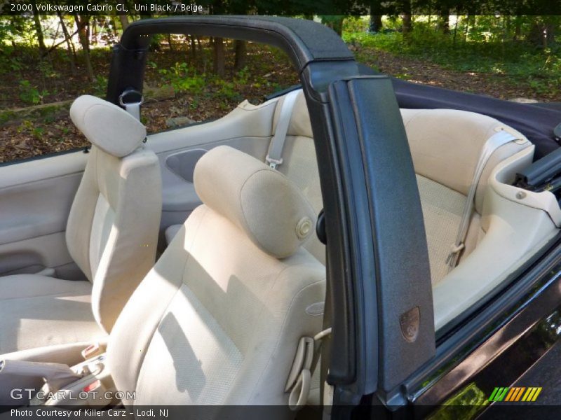 Uni Black / Beige 2000 Volkswagen Cabrio GL