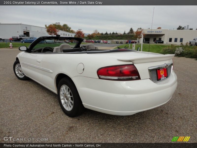 Stone White / Dark Slate Gray 2001 Chrysler Sebring LX Convertible