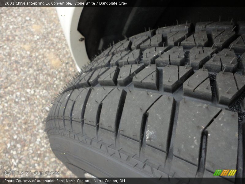 Stone White / Dark Slate Gray 2001 Chrysler Sebring LX Convertible