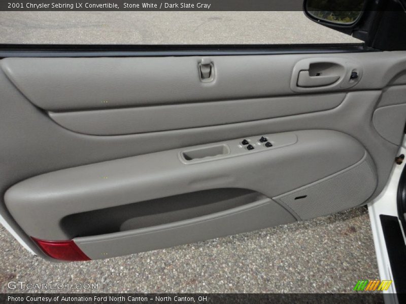 Stone White / Dark Slate Gray 2001 Chrysler Sebring LX Convertible