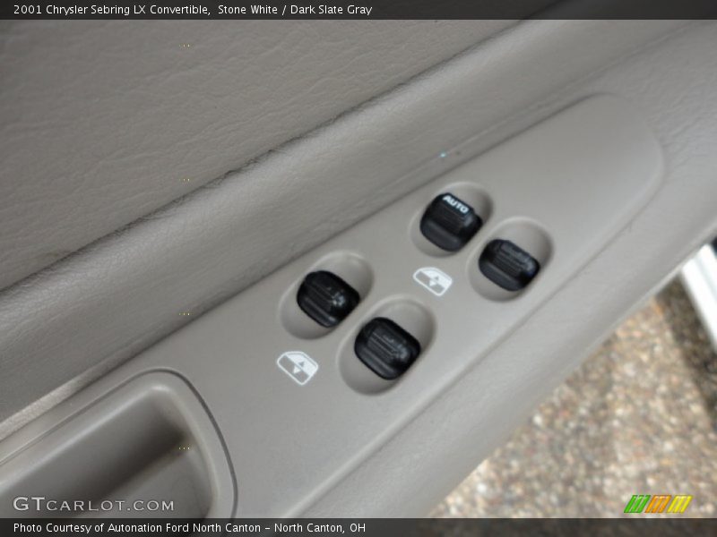 Stone White / Dark Slate Gray 2001 Chrysler Sebring LX Convertible