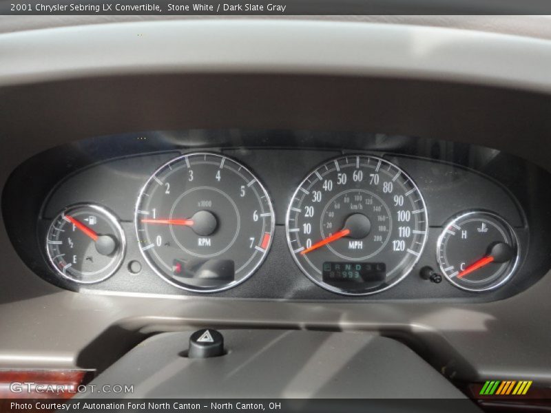  2001 Sebring LX Convertible LX Convertible Gauges