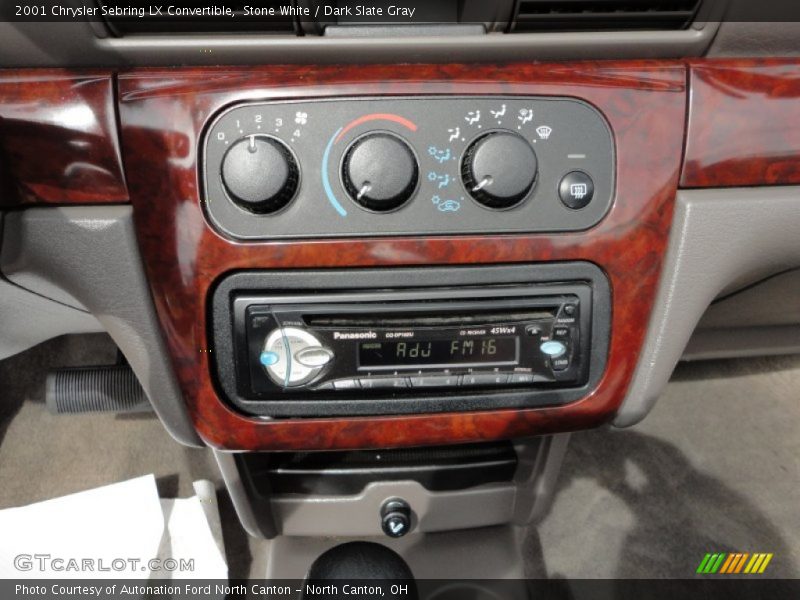Controls of 2001 Sebring LX Convertible