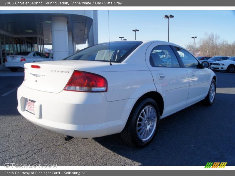 Stone White / Dark Slate Gray 2006 Chrysler Sebring Touring Sedan