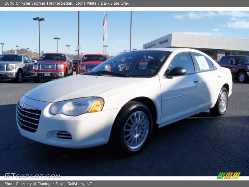 Stone White / Dark Slate Gray 2006 Chrysler Sebring Touring Sedan
