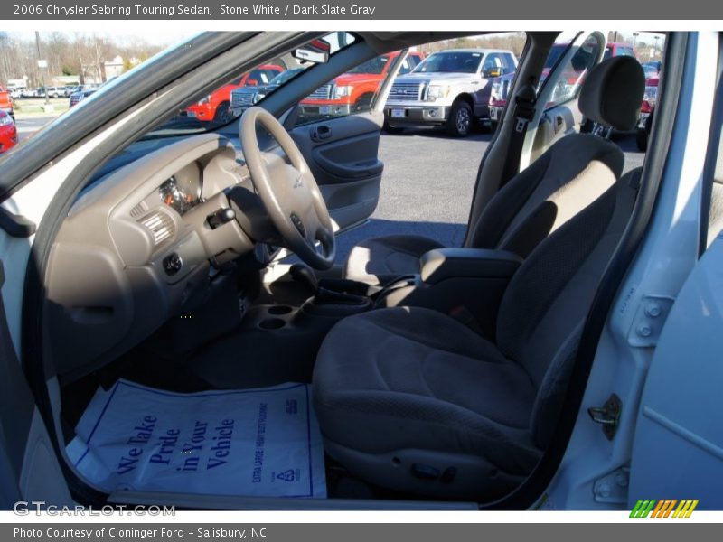 Stone White / Dark Slate Gray 2006 Chrysler Sebring Touring Sedan