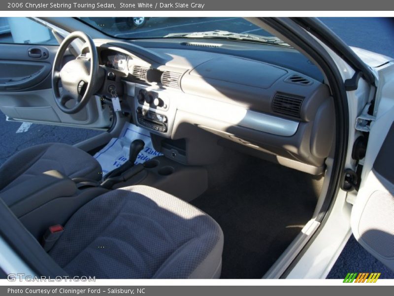 Stone White / Dark Slate Gray 2006 Chrysler Sebring Touring Sedan