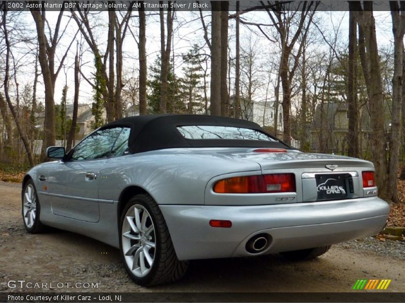 AM Titanium Silver / Black 2002 Aston Martin DB7 Vantage Volante