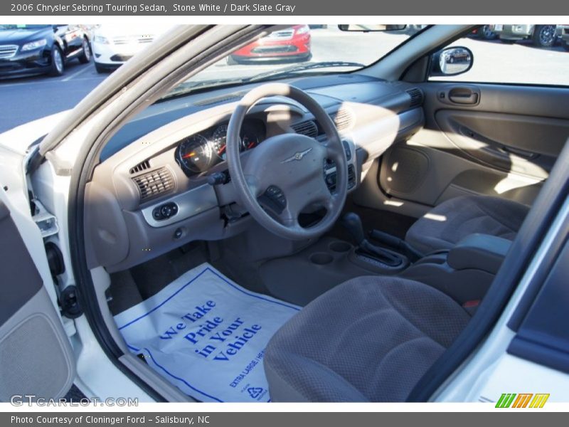 Stone White / Dark Slate Gray 2006 Chrysler Sebring Touring Sedan