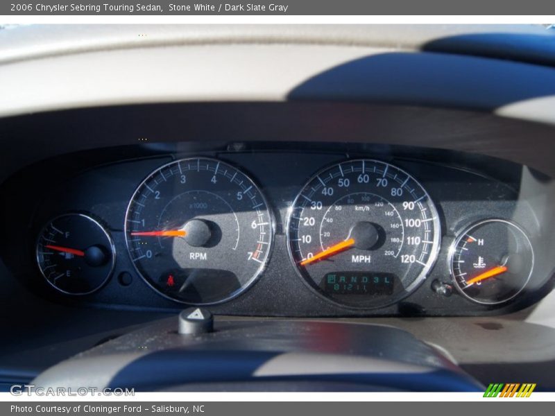 Stone White / Dark Slate Gray 2006 Chrysler Sebring Touring Sedan