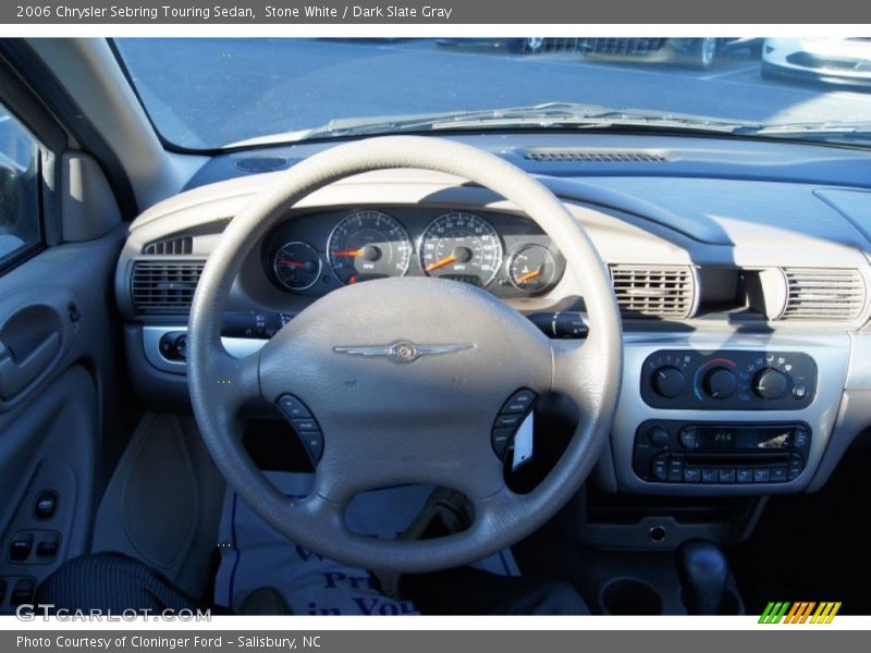 Stone White / Dark Slate Gray 2006 Chrysler Sebring Touring Sedan