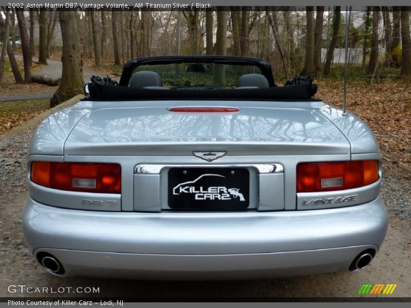 AM Titanium Silver / Black 2002 Aston Martin DB7 Vantage Volante