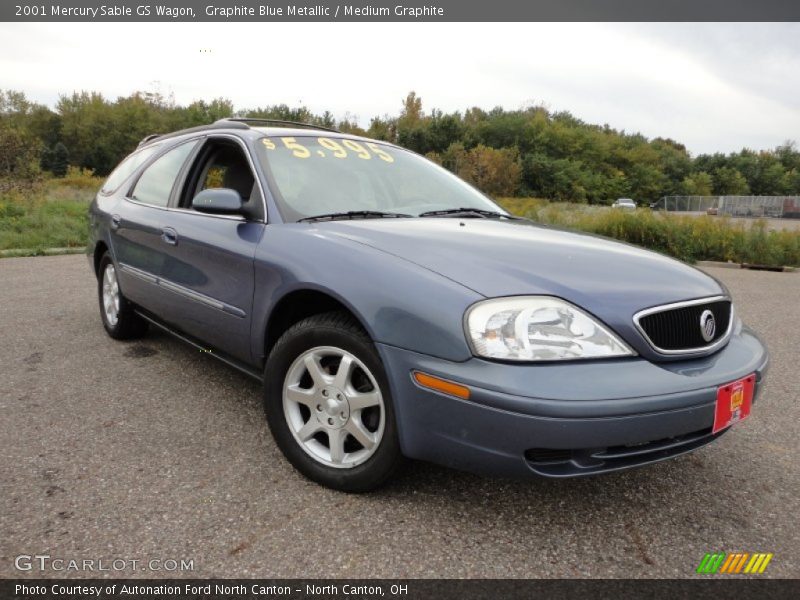 Graphite Blue Metallic / Medium Graphite 2001 Mercury Sable GS Wagon