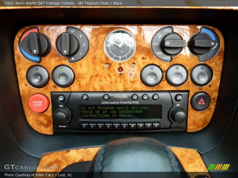 Controls of 2002 DB7 Vantage Volante
