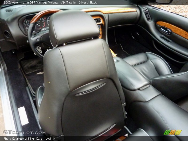 AM Titanium Silver / Black 2002 Aston Martin DB7 Vantage Volante