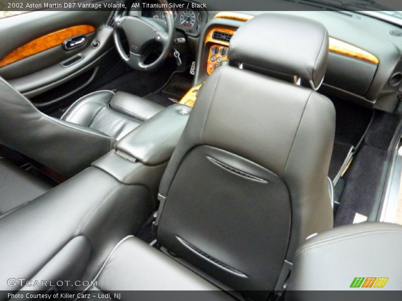 AM Titanium Silver / Black 2002 Aston Martin DB7 Vantage Volante