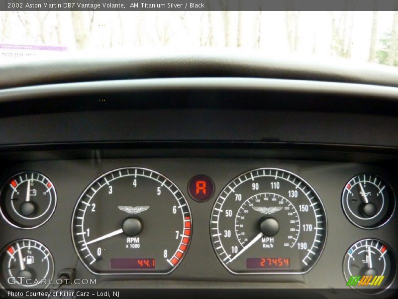  2002 DB7 Vantage Volante Vantage Volante Gauges