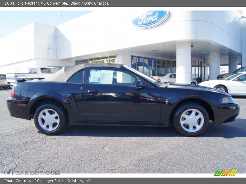 Black / Dark Charcoal 2001 Ford Mustang V6 Convertible