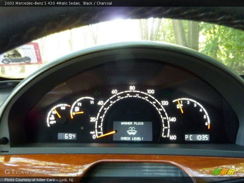 Black / Charcoal 2003 Mercedes-Benz S 430 4Matic Sedan