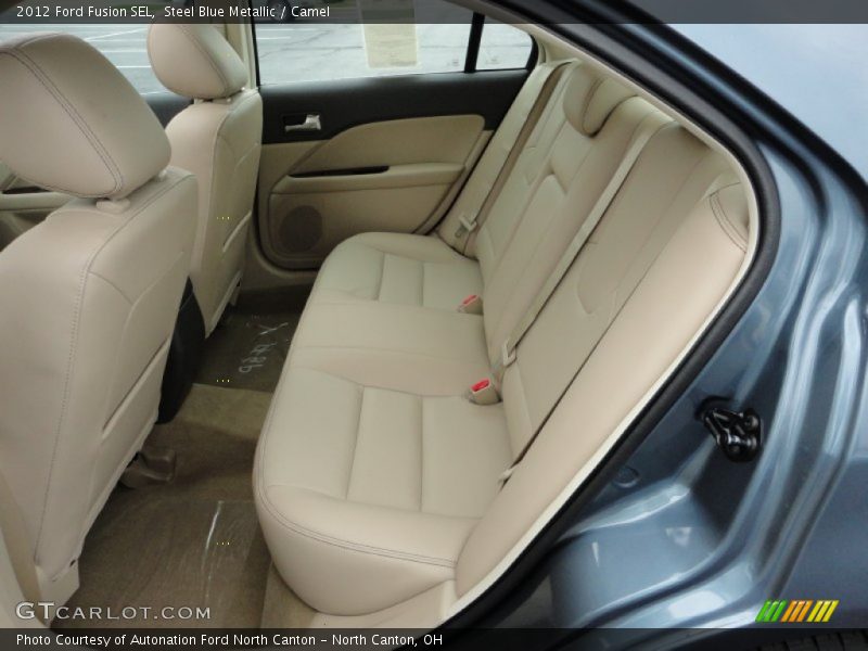 Steel Blue Metallic / Camel 2012 Ford Fusion SEL